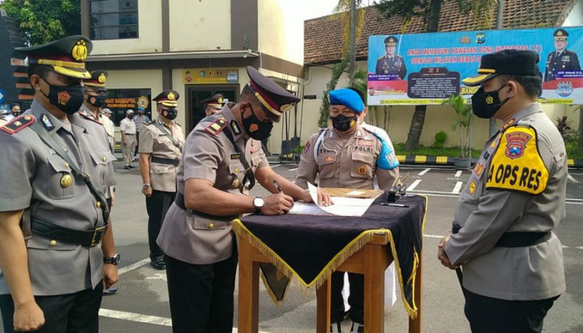 Hari Ini PJU dan Kapolsek Polres Kediri Kota Resmi Berganti, Berikut Daftarnya