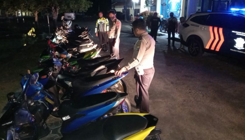 Antisipasi Balap Liar Semalam Puluhan Motor Diamankan