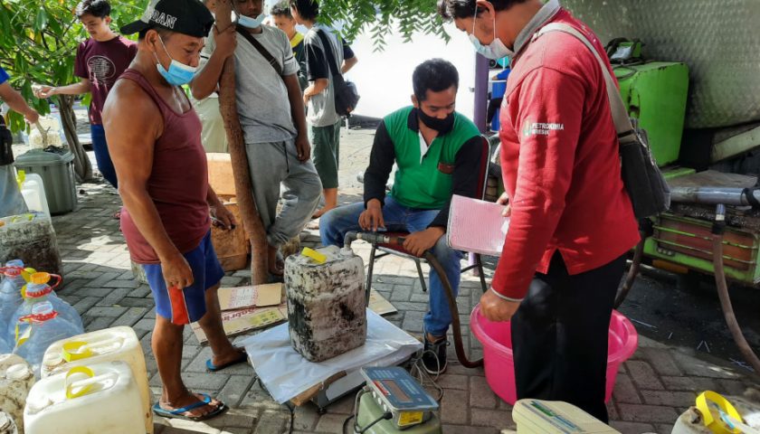 Jelang Lebaran Pemkot Kediri Gelontor 6 ton Migor Curah Subsidi