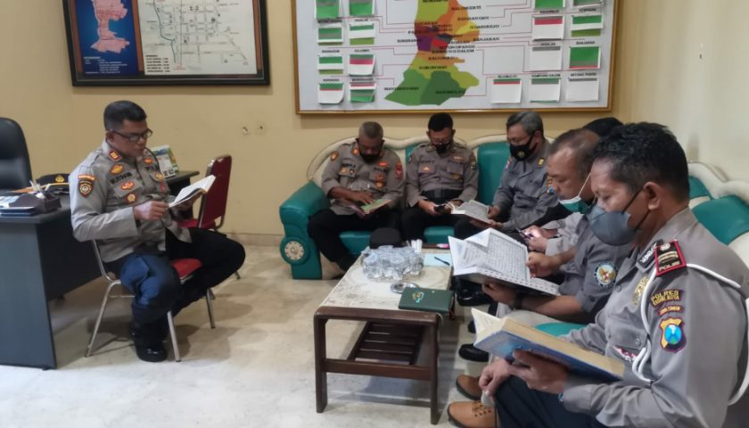 Polres Kediri Kota Gelar Program Ruang Kerja Berkhatam