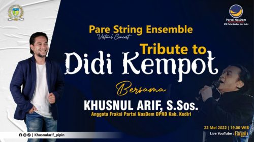 Tribute To Didi Kempot Virtual Concert Pare String Ensemble Bersama Khusnul Arif