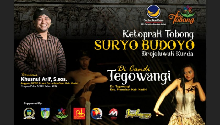 Kisah Asmara Inu Kertapati dalam Ketoprak Tobong Suryo Budoyo, Brojoluwuk Kurda, Pokir Khusnul Arif NasDem Kediri Minggu Malam Besok