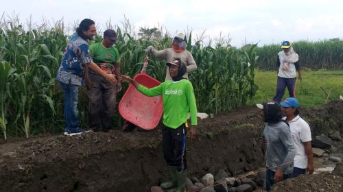 Khusnul Arif NasDem Realisasikan Pembangunan Saluran Irigasi di Desa Wonojoyo Kediri