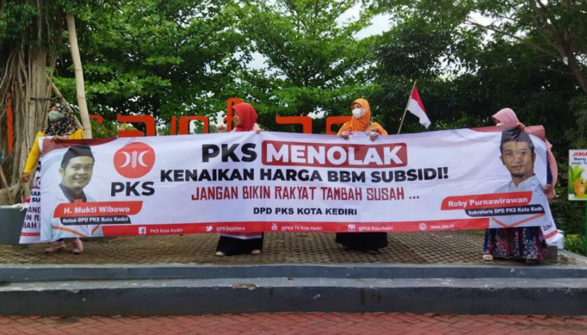 DPD PKS Kota Kediri Minta Pemerintah Batalkan Kenaikan Harga BBM Bersubsidi