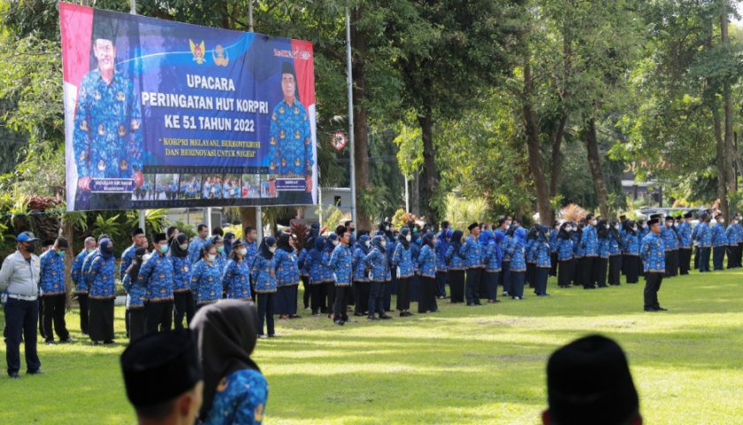 Puncak Peringatan HUT KORPRI ke-51 di Kota Kediri