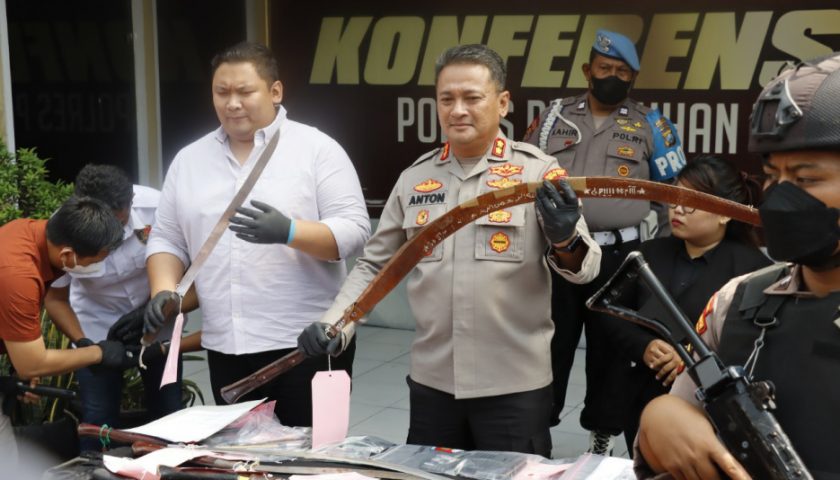 7 Anggota Gangster Terduga Kuat Pembacok Security Diringkus Polres Tanjung Perak