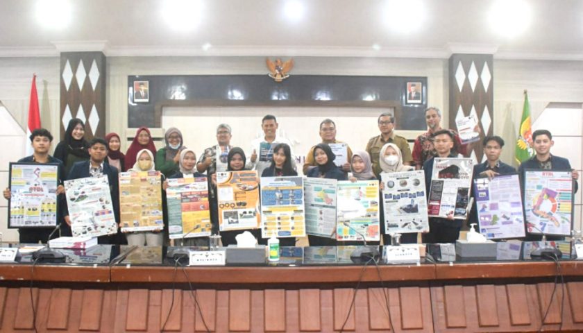 Wali Kota Kediri Terima Hasil Studio Perancangan Kota dan Transportasi Dari Universitas Brawijaya Malang