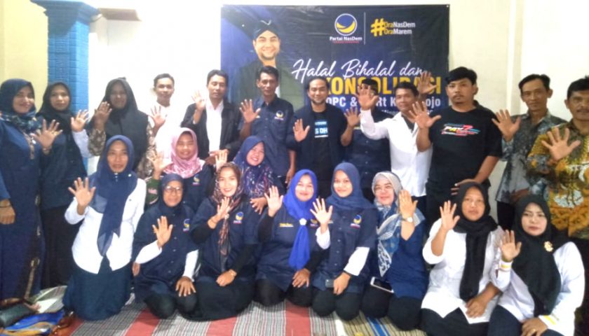 Khusnul Arif Hadiri Halal Bihalal DPC dan DPRt NasDem se-Kecamatan Mojo