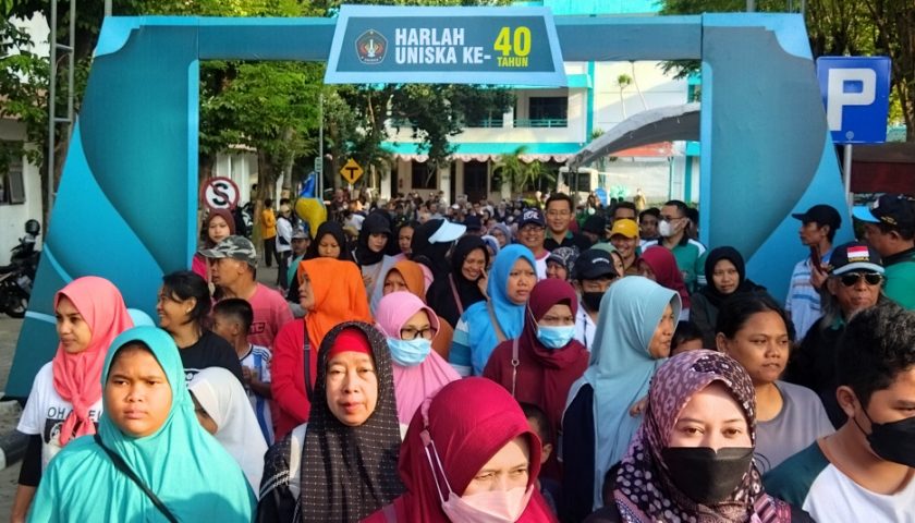 Harlah Uniska ke 40, Seribu Langkah Sehatkan Diri, Uniska Selalu di Hati