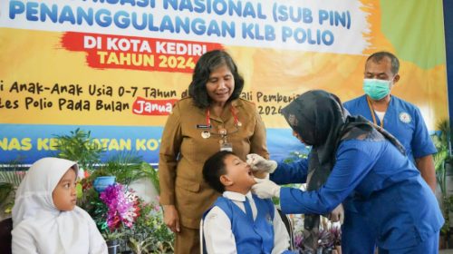 Mulai Hari Ini, Pencanangan Sub Pekan Imunisasi Nasional Polio di Kota Kediri