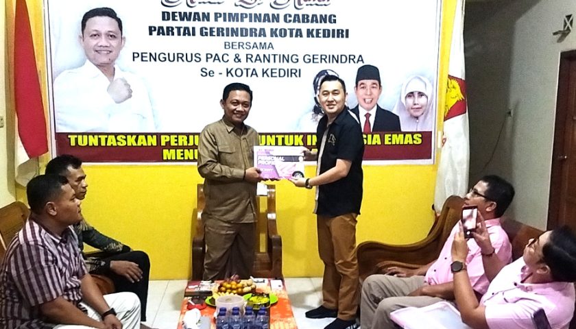 Partai Gerindra Kota Kediri Terima Berkas Persyaratan Pencalonan Bro Ronny Sebagai Bakal Calon Walikota Kediri