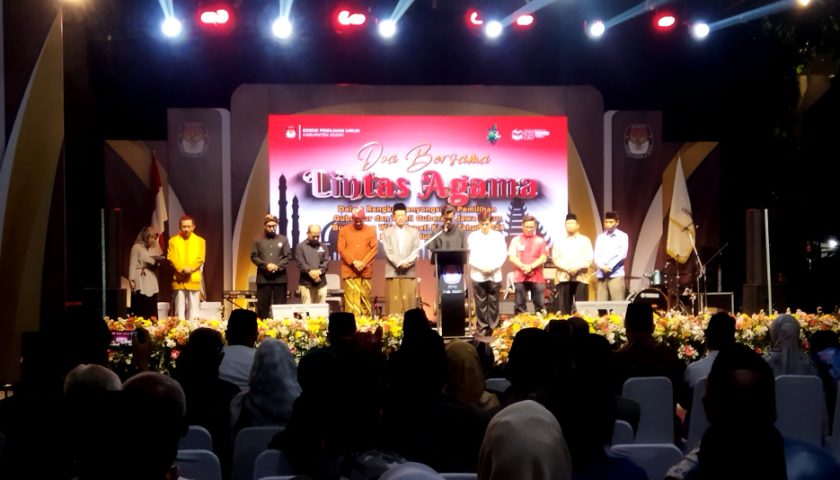 KPU Gelar Doa Lintas Agama Sambut Pilbup Kediri dan Pilgub Jatim 2024
