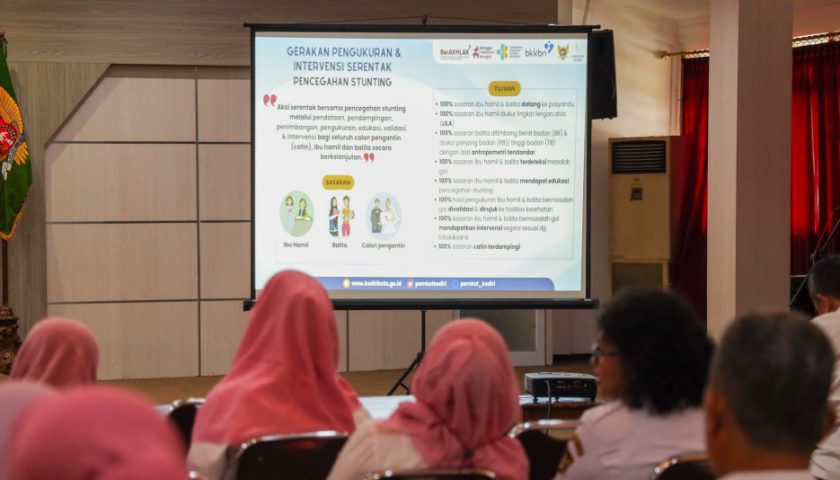 Program 10 PASTI Kota Kediri Intervensi Serentak Penanganan Stunting