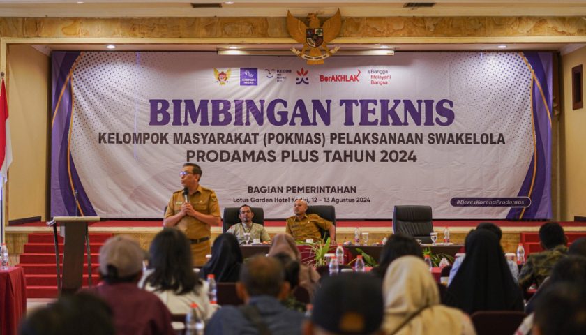 Persiapan Pelaksanaan Prodamas Plus Tahun 2024, Pemkot Kediri Berikan Bimtek Pada Pokmas