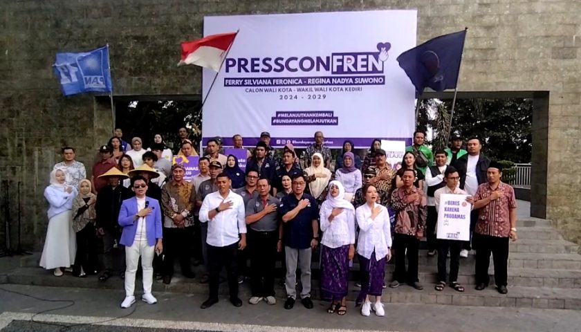Pilkada 2024 : PressconFren Deklarasi Pasangan Ferry Silviana Feronica – Regina Nadya Suwono