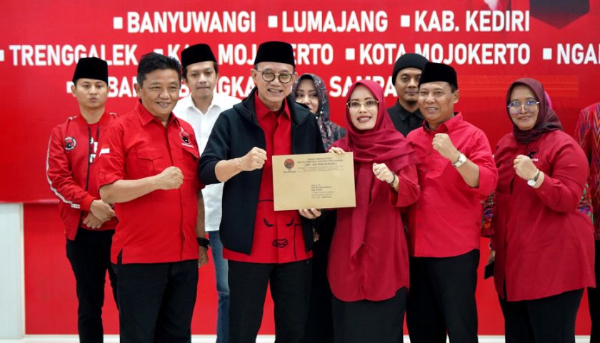Terima Rekom PDI Perjuangan, Dhito-Dewi Optimis Menang di Pilkada 2024