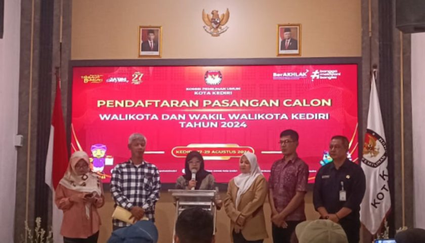 Pilkada Kota Kediri 2024 : KPU Tutup Pendaftaran, Tahapan Berlanjut Pemeriksaan Kesehatan