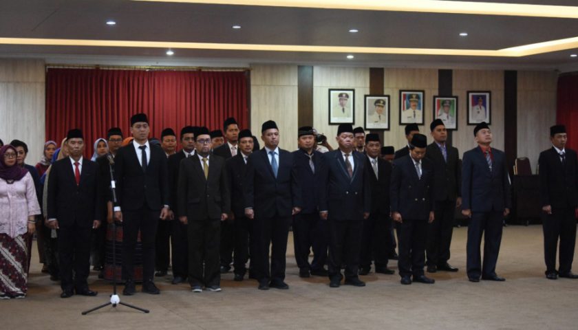 Pelantikan 19 Pejabat Administrator dan 17 Pejabat Pengawas Pemkot Kediri