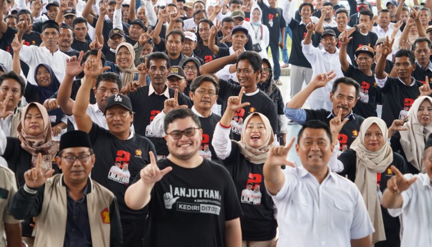 Partai Gerindra Yakini Dhito-Dewi Bisa Menjadi Perpanjangan Tangan Pemerintah Pusat