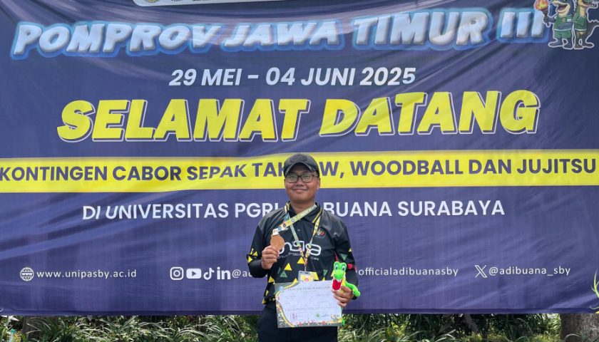 Mahasiswa UNISKA Kediri Raih Medali Perunggu di Pomprov Jatim 2025 Cabang Woodball